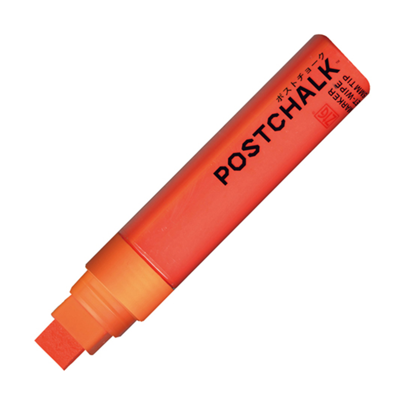 呉竹 ZIG POSTCHALK MARKER WET-WIPE 15MM TIP/NEON ORANGE セリース 1セット(5本入)  1セット(ご注文単位1セット)【直送品】