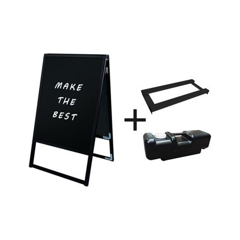 常磐精工 ブラックバリウススタンド看板 ブラックボード B1両面 ウエイトアーム・水タンクセット BVASKBB-B1R-3SET 1個（ご注文単位1個）【直送品】