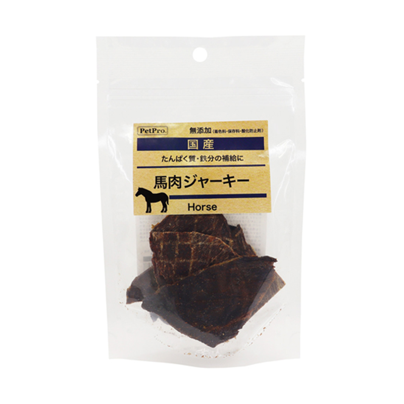 ペットプロジャパン 国産おやつ 馬肉ジャーキー 30g  1個（ご注文単位1個）【直送品】