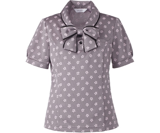 カーシーカシマ ENJOY ポロシャツ 花モノグラム ピンク 3L ESP558 1枚（ご注文単位1枚）【直送品】