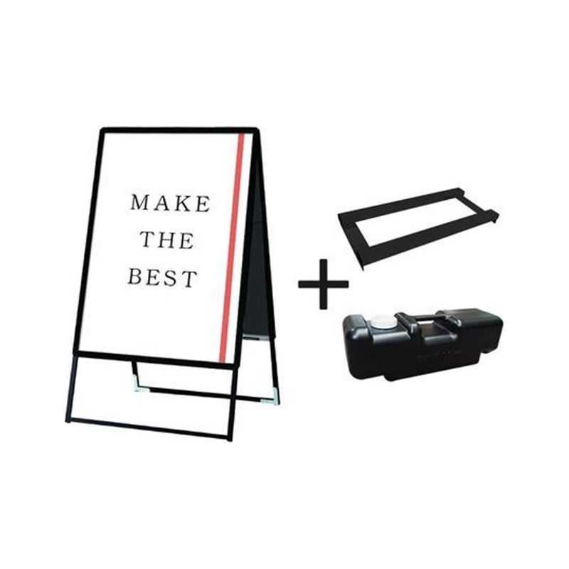 常磐精工 ポスターグリップスタンド看板 屋外用 B1両面ブラック (防水パック付) ウエイトアーム・水タンクセット BOPGSK-B1RB-3SET 1個（ご注文単位1個）【直送品】