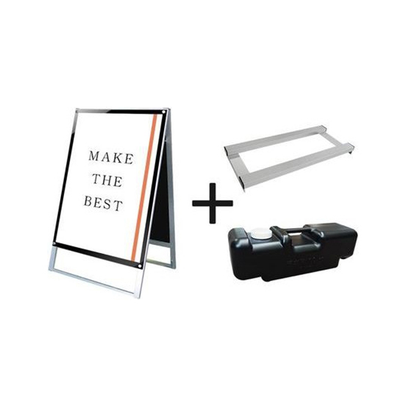 常磐精工 ポスター用スタンド看板マグネジ B1両面ブラック ウエイトアーム・水タンクセット PSSKMN-B1RB-3SET 1個（ご注文単位1個）【直送品】