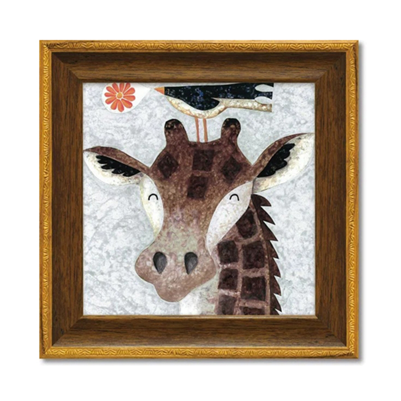 ユーパワー ミニゲル アートフレーム ジャネット ネルソン｢ジョイフル ジラフ｣ JN-02005 1個（ご注文単位1個）【直送品】
