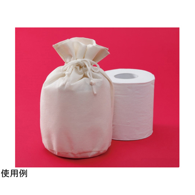 三和 不織布トイレットペーパー袋 50枚入 TPB-1-OW 1箱（ご注文単位1箱）【直送品】