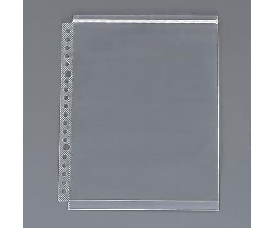 ライオン事務器 A5 クリアーポケット(チャック付/5枚) EA762CC-41 1パック(ご注文単位1パック)【直送品】