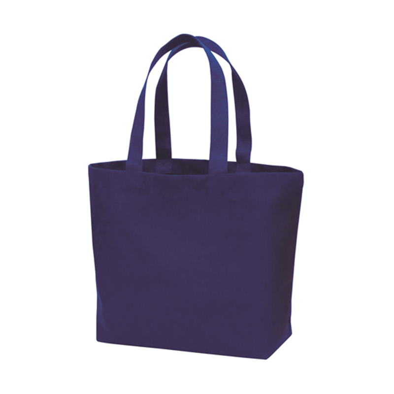 丸玉工業 厚手コットンバッグ トートMワイド(ネイビー)100枚入  1ケース(ご注文単位1ケース)【直送品】