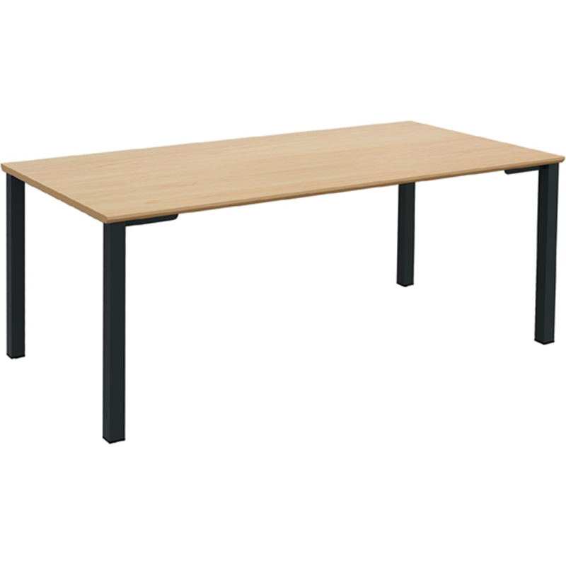 Y2K TASテーブル アジャスター仕様 1890 ナチュラル/ブラック  1台(ご注文単位1台)【直送品】
