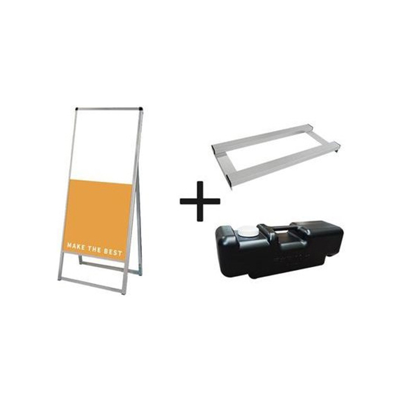 常磐精工 バリウススタンド看板 アルミ複合板 450×1200片面 ウエイトアーム・水タンクセット VASKAP-450X1200K-3SET 1個（ご注文単位1個）【直送品】