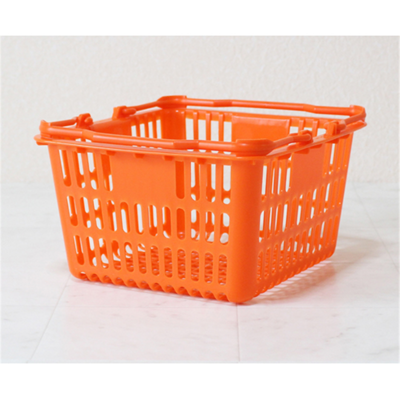 大和産業 買い物かご オレンジ 5個入 SL-1 1セット（ご注文単位1セット）【直送品】