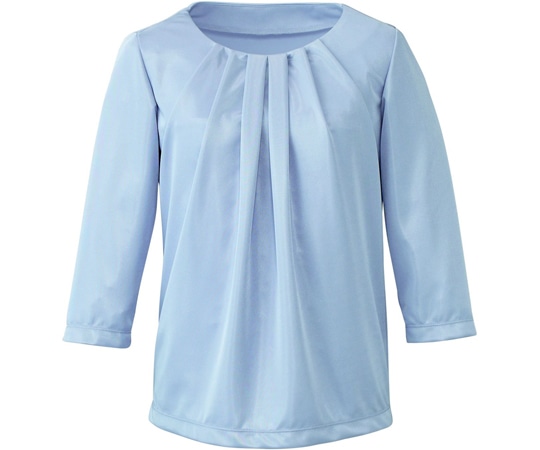 カーシーカシマ ENJOYNoir 七分袖プルオーバー Noir Tops シルバー LL EWT535 1枚（ご注文単位1枚）【直送品】