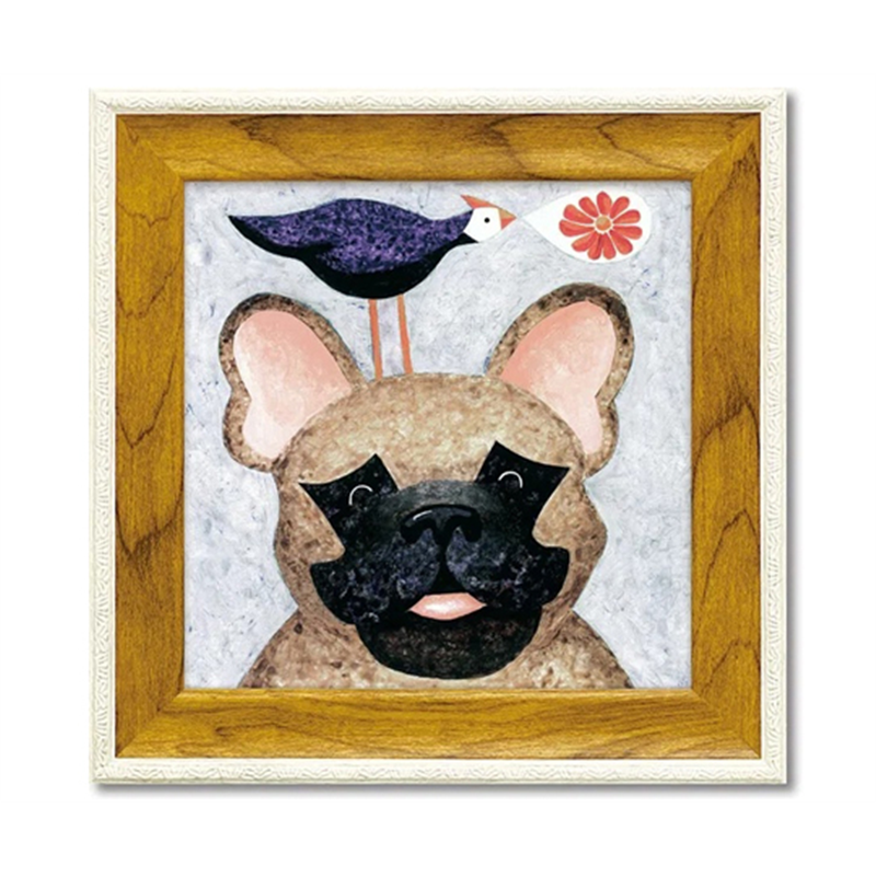 ユーパワー ミニゲル アートフレーム ジャネット ネルソン｢フレンチ フレンド｣ JN-02008 1個（ご注文単位1個）【直送品】