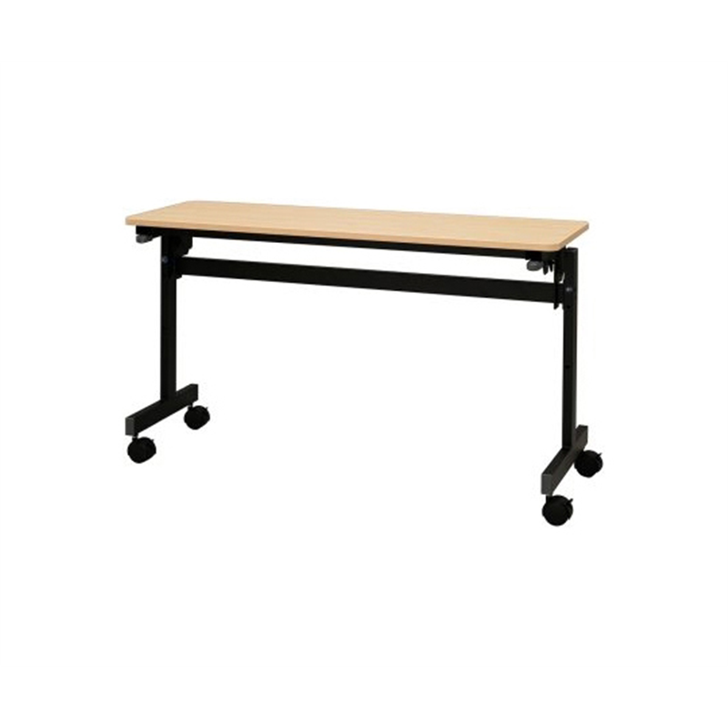 アール・エフ・ヤマカワ シンプルフォールディングテーブルⅢ W1200×D400 ナチュラル RFFT3-1240NA 1台（ご注文単位1台）【直送品】