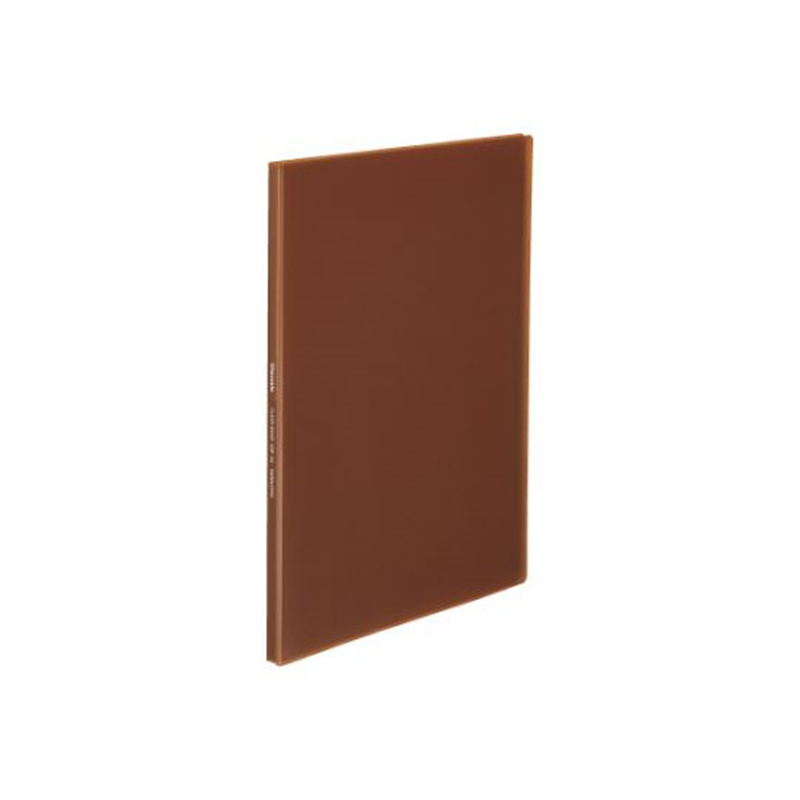 コクヨ クリヤーブックグラッセルA4 20枚ブラウン ラ-GL20S 1冊（ご注文単位1冊）【直送品】