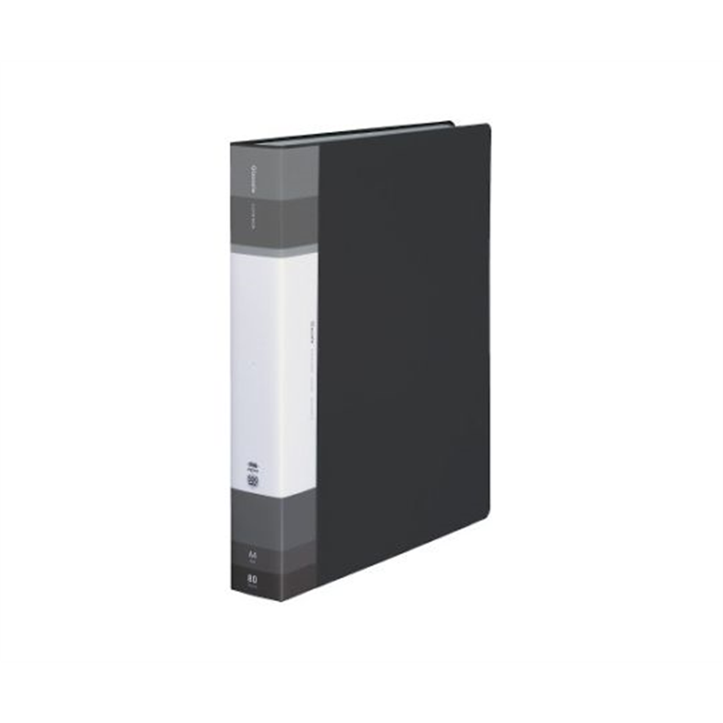 コクヨ <グラッセル>固定式・80枚・黒 ラ-GLB80D 1冊（ご注文単位1冊）【直送品】