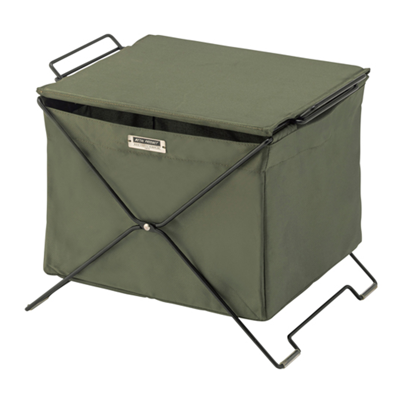 東谷 フォールディングバスケット グリーン MIP-75GR 1個（ご注文単位1個）【直送品】