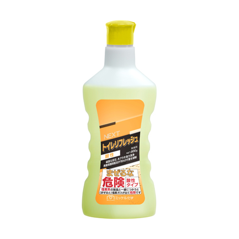 ミッケル化学 NEXTトイレリフレッシュ酸性 800g×12本  1箱(ご注文単位1箱)【直送品】
