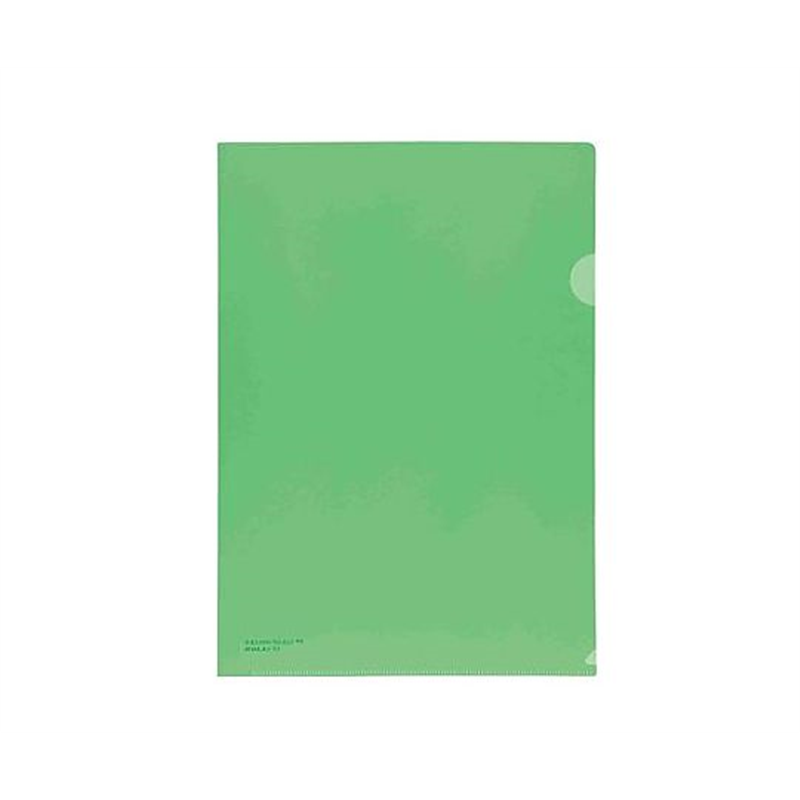 ライオン事務器 A4 PPカラーホルダー(ライトグリーン/5枚) EA762CB-87 1式(ご注文単位1式)【直送品】
