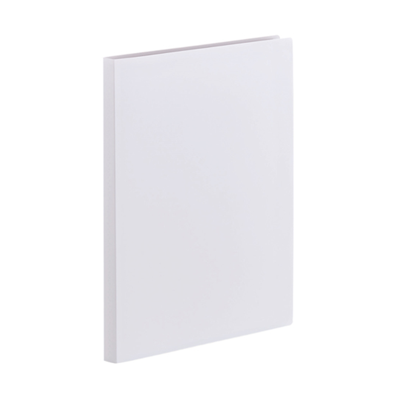 セキセイ クリヤーファイル高透明 A4S ホワイト KP-5522-70 1冊(ご注文単位1冊)【直送品】