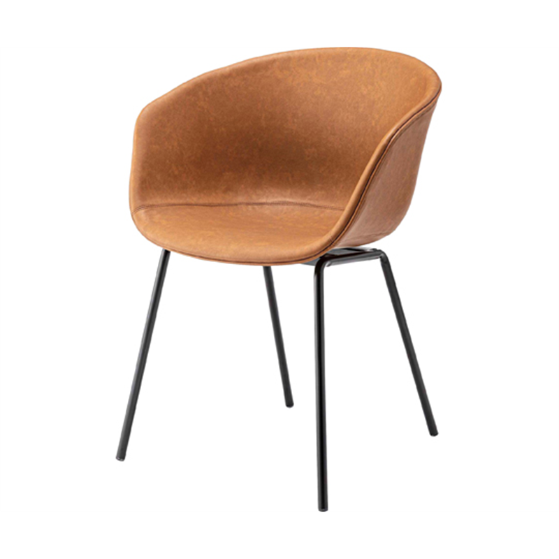 東谷 アームチェア ブラウン PC-989BR 1個（ご注文単位1個）【直送品】