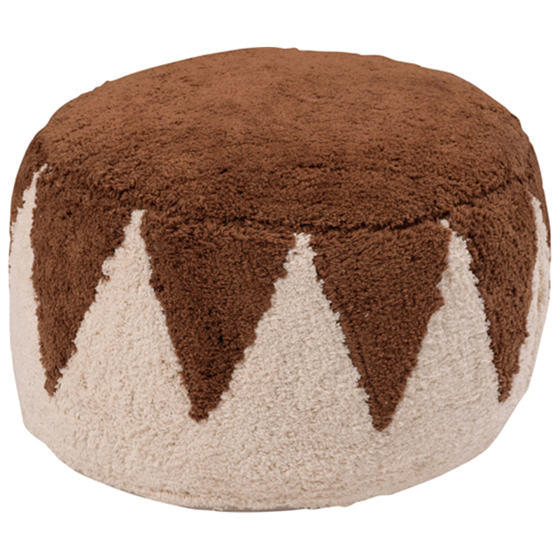 東谷 ラウンドスツール ブラウン FAB-001BR 1個（ご注文単位1個）【直送品】