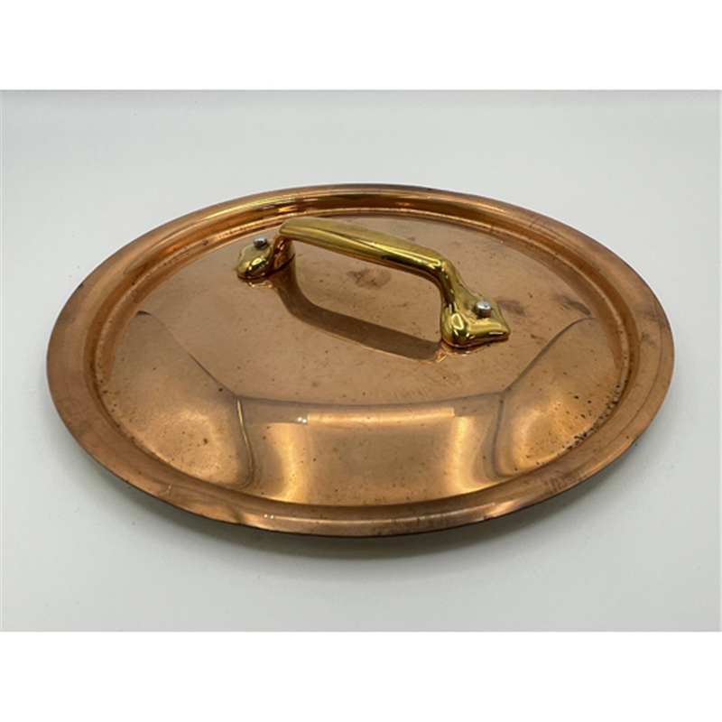 Mauviel フタ 16cm 銅(ステンレス張)ブロンズハンドル 153016 1個（ご注文単位1個）【直送品】