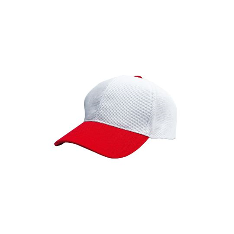 LIFEMAX ブリーズキャップ(2トーン) ホワイト×レッド F MC6620-3 F 1個（ご注文単位1個）【直送品】