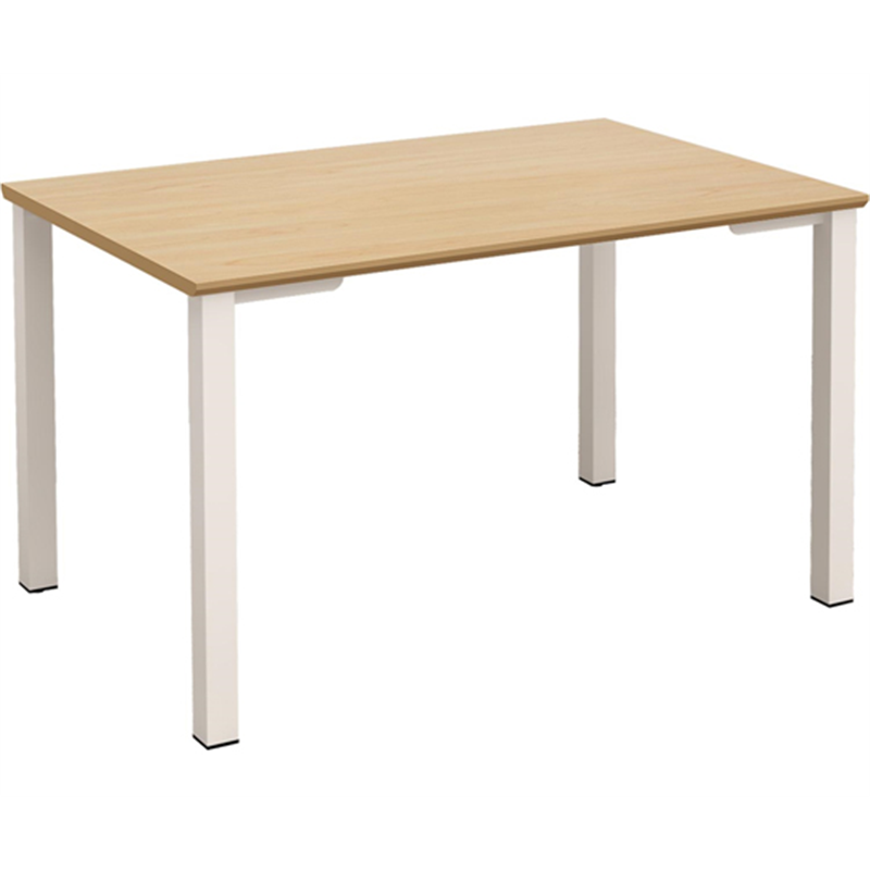 Y2K TASテーブル アジャスター仕様 1280 ナチュラル/ホワイト  1台(ご注文単位1台)【直送品】