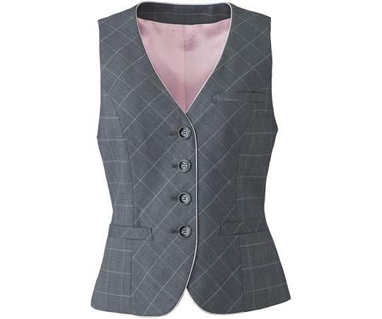 カーシーカシマ ENJOY ベスト AIR CHIDORI WINDOWPANE 527-5 9号 EAV527 1枚（ご注文単位1枚）【直送品】