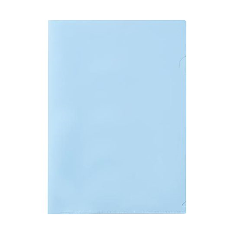 カウネット カラークリヤーホルダーパステル ブルー 1パック(10枚入) 4637-3113 1パック(ご注文単位1パック)【直送品】