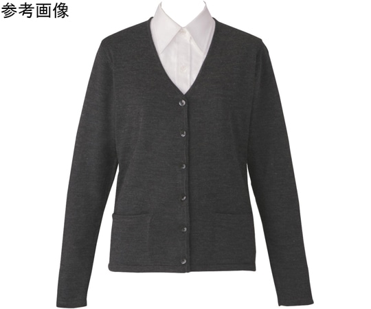 カーシーカシマ ENJOY カーディガン 214-5 チャコール M EWG214 1枚（ご注文単位1枚）【直送品】