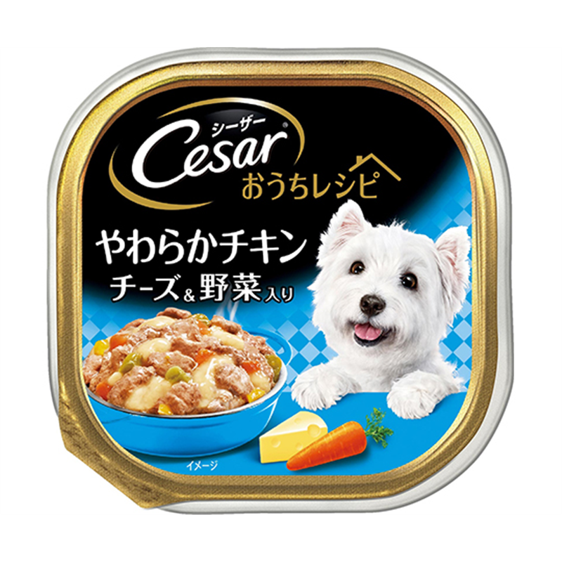 マースジャパンリミテッド シーザー おうちレシピ やわらかチキン チーズ&野菜入り 100g CEH7 1個（ご注文単位1個）【直送品】
