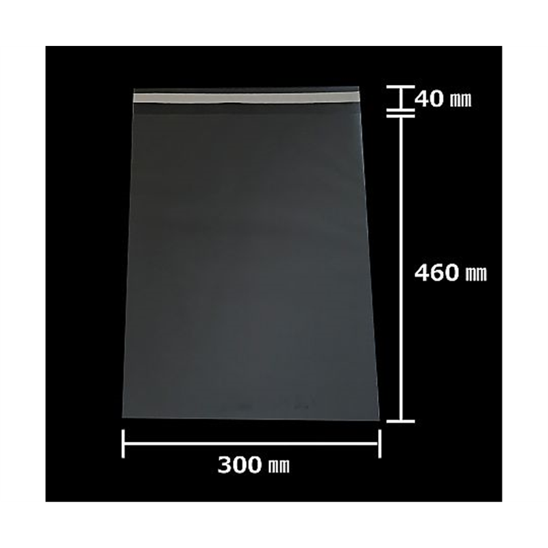 アズワン 【100枚】透明袋 テープ付き 30×46cm 61-290-5-32 1セット（ご注文単位1セット）【直送品】