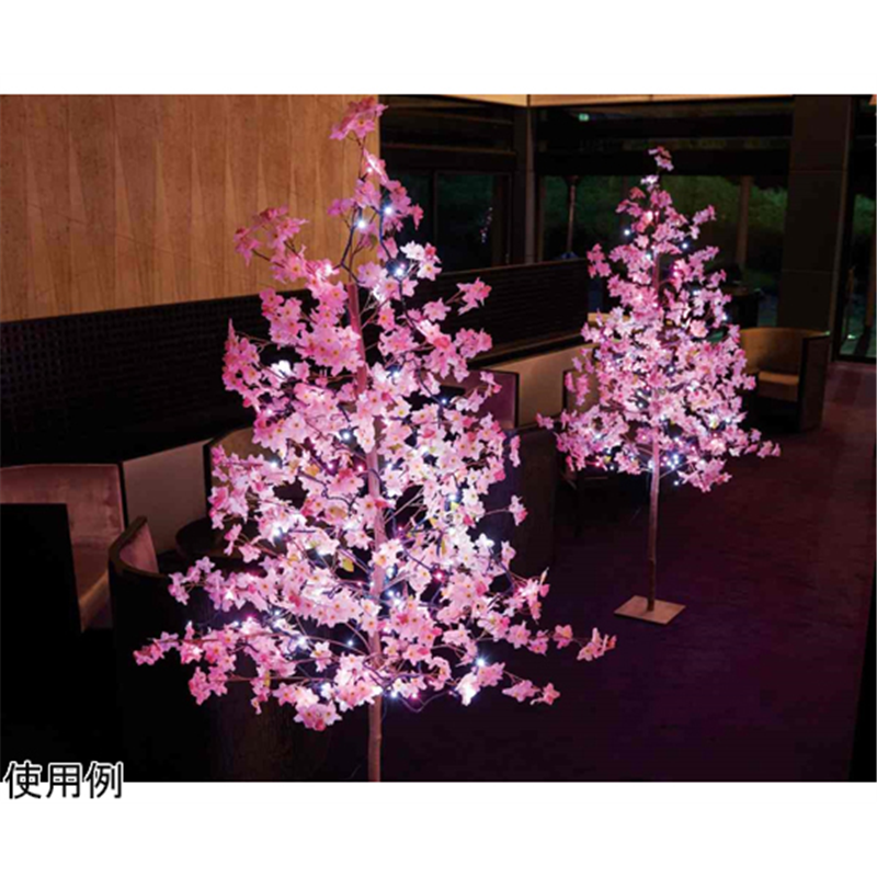 アズワン LED100球イルミネーションストレート ホワイト&ピンク 屋外使用可 33-11-1-1 1個(ご注文単位1個)【直送品】