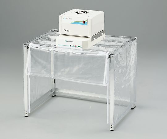 アズワン 折りたたみ簡易型クリーンブース ファンユニット1台･イオナイザー1台付 OKCI700 1個 (ご注文単位1個)【直送品】