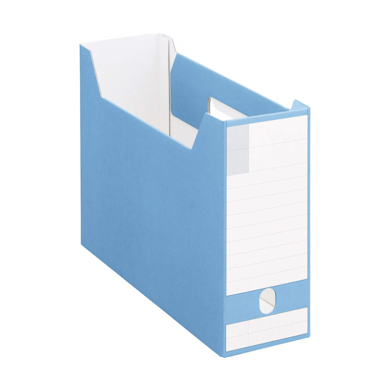 ライオン事務器 ボックスファイル BF-432D(B) 1冊(ご注文単位1冊)【直送品】