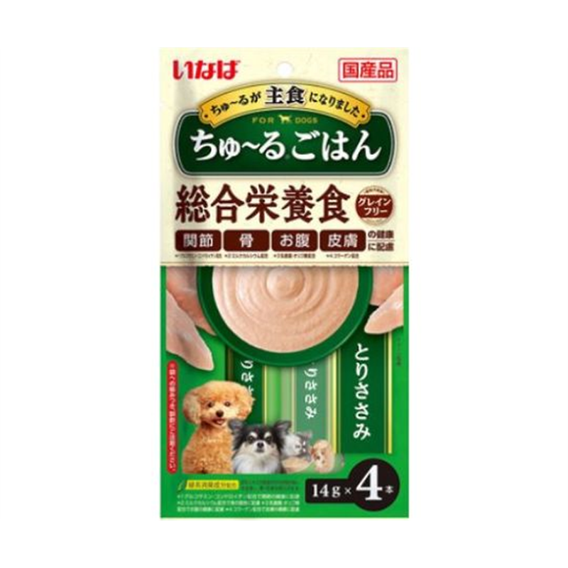 いなばペットフード ちゅ~るごはん とりささみ 14g×4本 DS-241 1個（ご注文単位1個）【直送品】