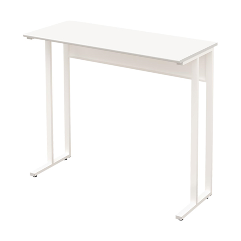 Y2K コンパクトデスク1200ハイタイプ 天板:ホワイト/脚:ホワイト  1台(ご注文単位1台)【直送品】