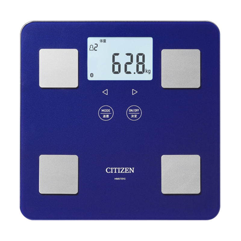 シチズン・システムズ 体組成計 ネイビー HMS721C-NV 1台(ご注文単位1台)【直送品】