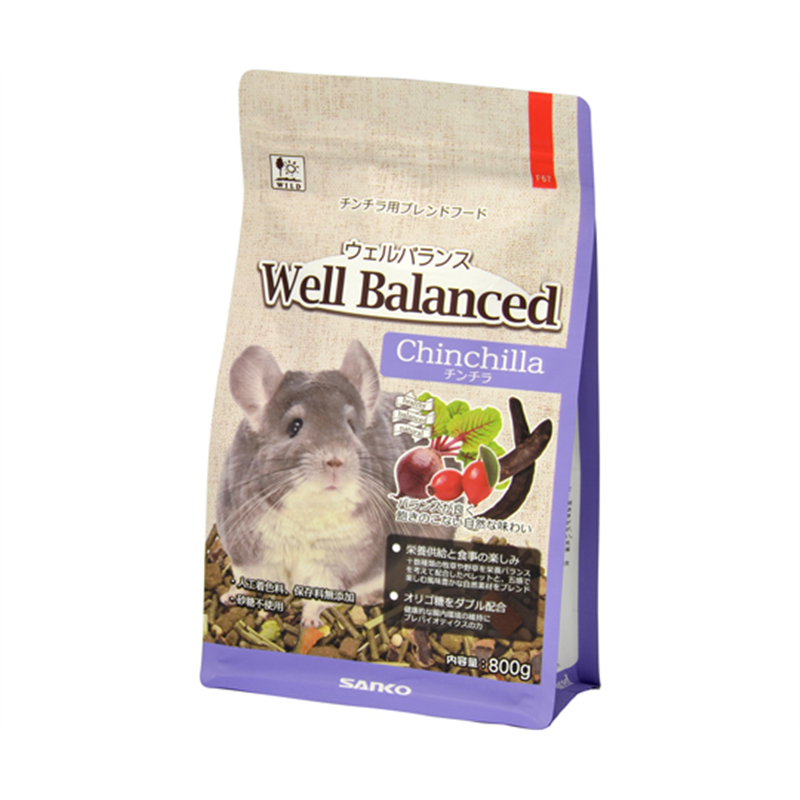 三晃商会 ウェルバランス チンチラフード 800g F67 1パック（ご注文単位1パック）【直送品】