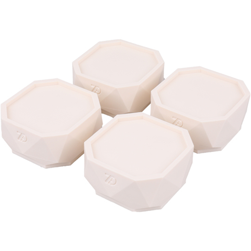 タツフト 洗濯機高さ調整ゴムマット 白 45mm 4個入 TFi-9045 1セット(ご注文単位1セット)【直送品】