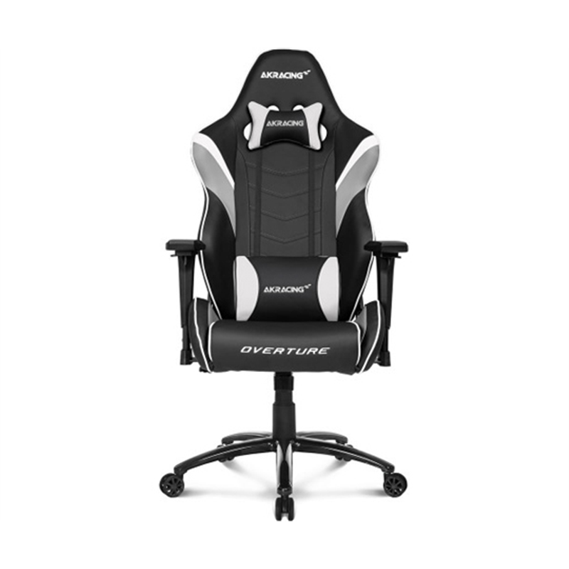 AKRacing ゲーミングチェア Overture Gaming Chair ホワイト AKR-OVERTURE-WHITE 1脚(ご注文単位1脚)【直送品】