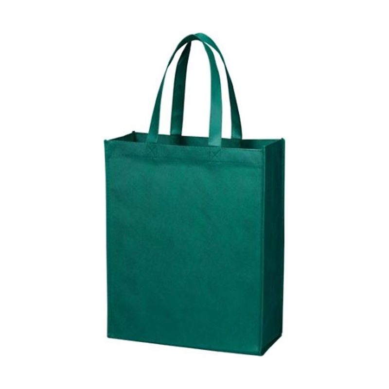 大川企画 不織布バッグ グリーン M 1パック(5枚入) G-M005 1パック(ご注文単位1パック)【直送品】