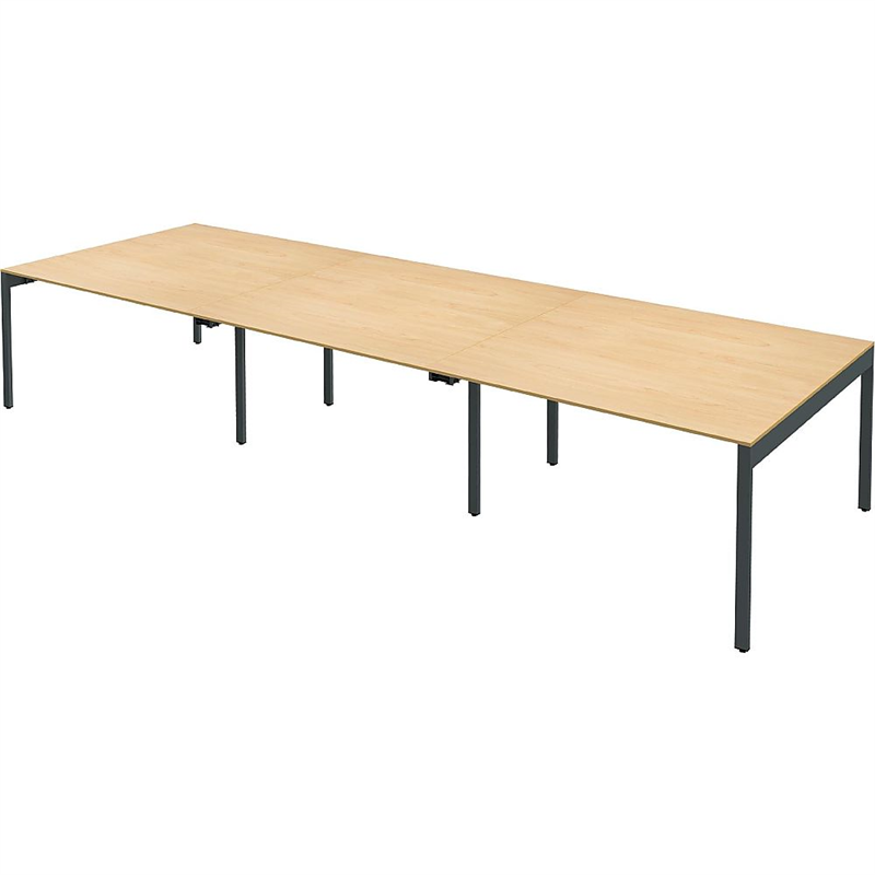 Y2K スリムフリーアドレスデスク3612 ナチュラル  1個(ご注文単位1個)【直送品】