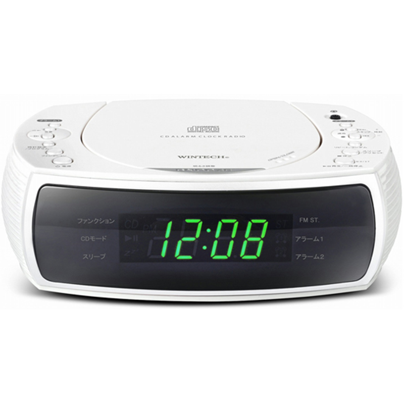 WINTECH CDクロックラジオ CDC-220 1個（ご注文単位1個）【直送品】