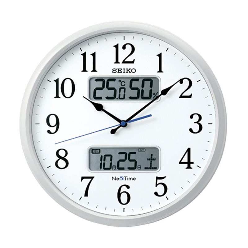 セイコー ネクスタイム φ350×48mm 白 ZS250W 1個(ご注文単位1個)【直送品】