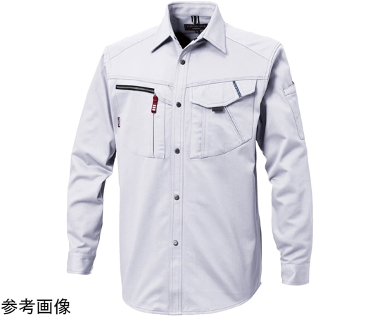 三愛 AWシーズン長袖シャツ シルバーライト M JA2304 1着（ご注文単位1着）【直送品】