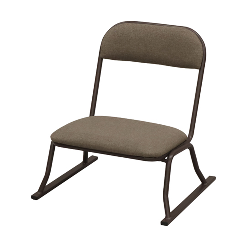 エイ・アイ・エス 楽座椅子 ロータイプ ブラウン RCL-200 1脚（ご注文単位1脚）【直送品】