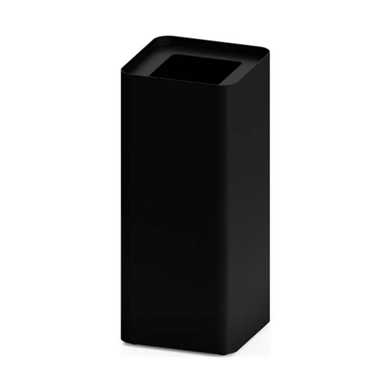 ミヅシマ工業 MSERIES屑入S ブラック(角穴) 362-0122 1個(ご注文単位1個)【直送品】