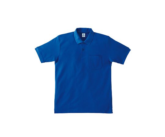 LIFEMAX ポケット付 CVC鹿の子ドライポロシャツ ロイヤルブルー LL MS3114-7 LL 1枚（ご注文単位1枚）【直送品】