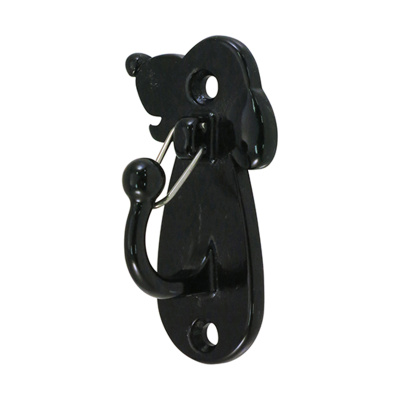 ひめじや わんこフック ブラック WAN-1BL 1個（ご注文単位1個）【直送品】